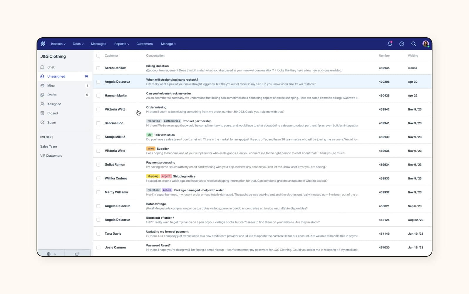 An image shows Help Scout inbox software.