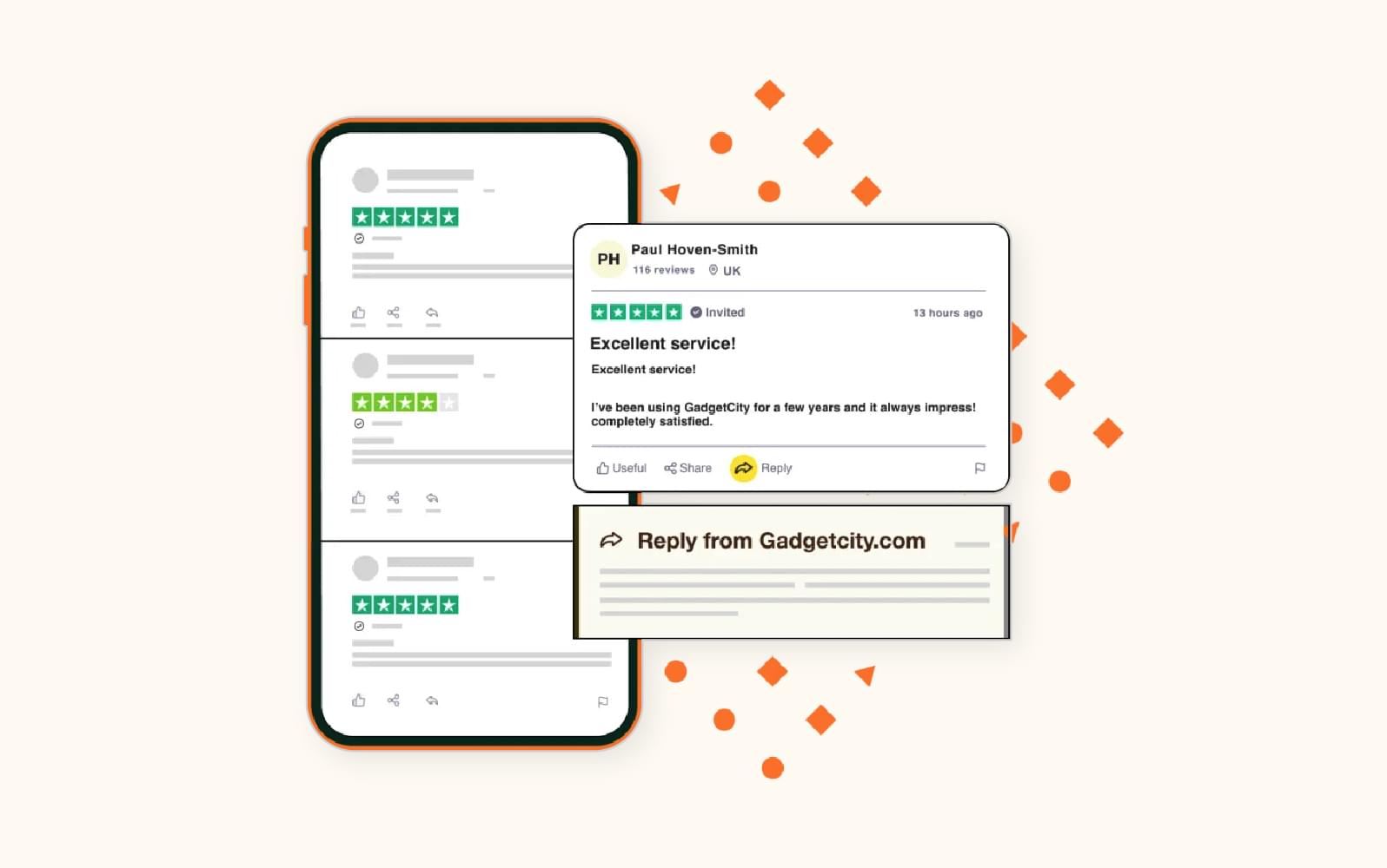 A screenshot of the Trustpilot software.